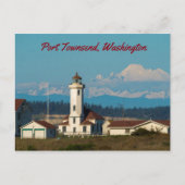 Point Wilson Light - Port Townsend, Washington Postkarte (Vorderseite)