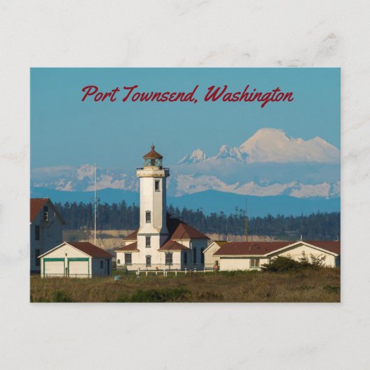Point Wilson Light - Port Townsend, Washington Postkarte (Vorderseite)