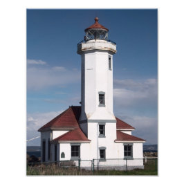 Point Wilson Lighthouse Print Fotodruck