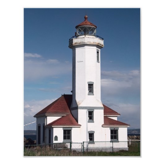 Point Wilson Lighthouse Print Fotodruck (Vorne)