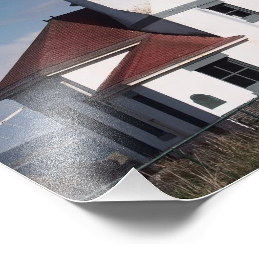 Point Wilson Lighthouse Print Fotodruck (Ecke)