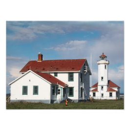 Point Wilson Lighthouse Print Fotodruck