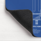 Point Wilson Lighthouse - Washington - AD Mousepad (Ecke)