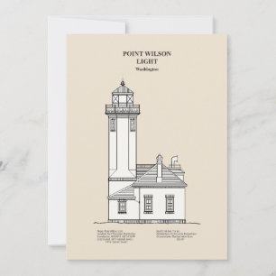 Point Wilson Lighthouse - Washington - SBD Dankeskarte