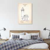 Point Wilson Lighthouse - Washington - SBD Leinwanddruck (Insitu (Schlafzimmer))