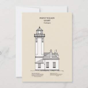Point Wilson Lighthouse - Washington - SBD Mitteilungskarte
