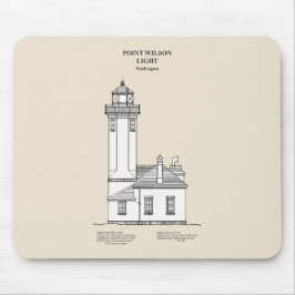 Point Wilson Lighthouse - Washington - SBD Mousepad