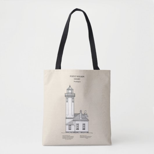 Point Wilson Lighthouse - Washington - SBD Tasche (Vorderseite)