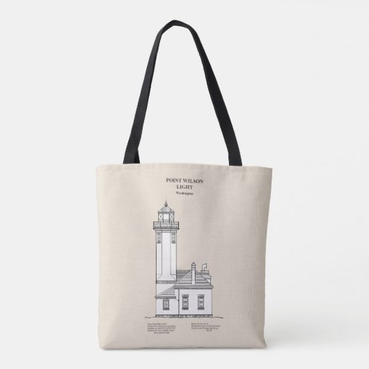 Point Wilson Lighthouse - Washington - SBD Tasche (Rückseite)