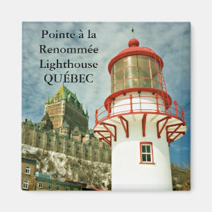 Pointe à La Renommée Leuchtturm, Québec Magnet