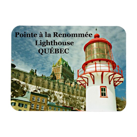 Pointe à la Renommée Lighthouse, Québec Magnet (Horizontal)