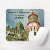 Pointe à la Renommée Lighthouse, Québec Mousepad (Mit Mouse)