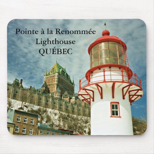 Pointe à la Renommée Lighthouse, Québec Mousepad (Vorne)
