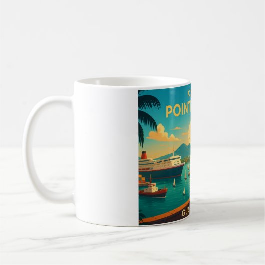 Pointe-à-Pitre Guadeloupe Kaffeetasse (Links)