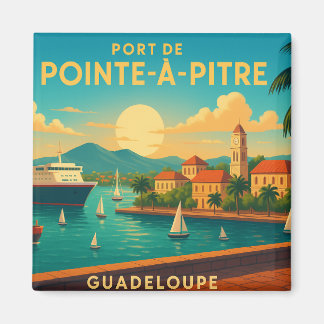 Pointe-à-Pitre Guadeloupe Magnet