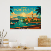 Pointe-à-Pitre Guadeloupe Poster (Küche)