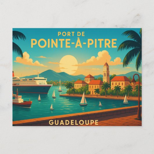 Pointe-à-Pitre Guadeloupe Postkarte (Vorderseite)