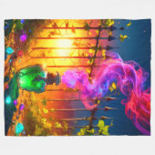 Pointe Art Fleecedecke (Vorderseite (Horizontal))