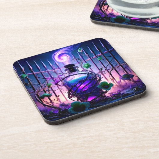 Pointe Art Getränkeuntersetzer (Linke Seite)