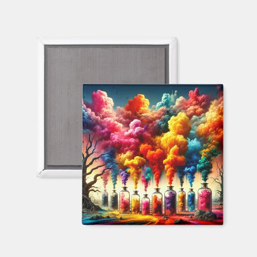 Pointe Art Magnet (Vorderseite/Rückseite)