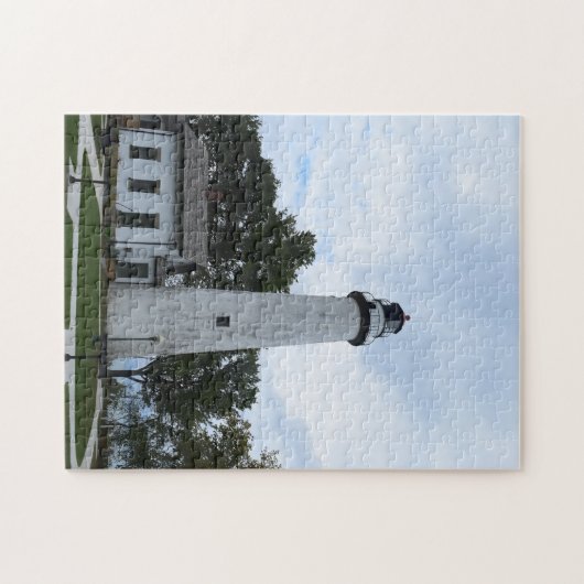 Pointe Aux Barques Lighthouse auf Puzzle (Horizontal)