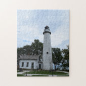 Pointe Aux Barques Lighthouse auf Puzzle (Vertikal)