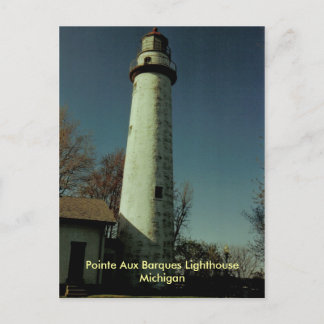 Pointe Aux Barques Lighthouse, Michigan Postkarte