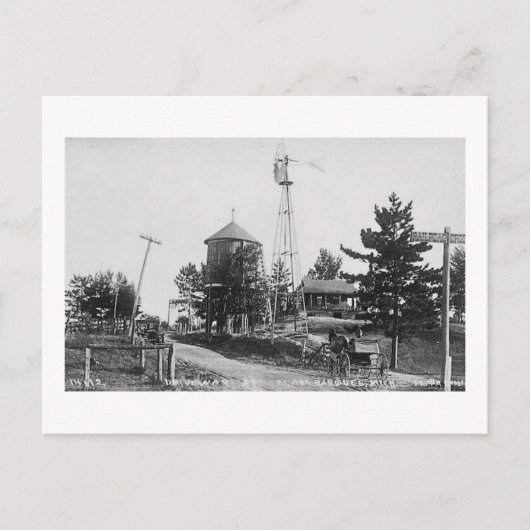 POINTE AUX BARQUES MICHIGAN Louis Pesha Postkarte (Vorderseite)