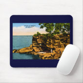 Pointe Aux Barques vom Daumen Michigans Mousepad (Mit Mouse)