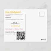 Pointe | Ballet Erwägung Performance Invi Postkarte (Rückseite)