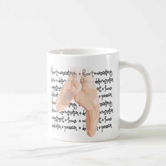 Pointe beschuht Ballett Kaffeetasse (Rechts)