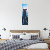 Pointe de Kermorvan Lighthouse Vertical Leinwand A (Insitu (Schlafzimmer))