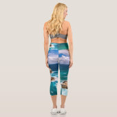 Pointe des Chateaux, Grande-Terre, Guadeloupe #2 Capri Leggings (Rückseite)