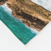 Pointe des Chateaux, Grande-Terre, Guadeloupe #2 Fleecedecke (Ecke)