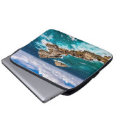 Pointe des Chateaux, Grande-Terre, Guadeloupe #2 Laptopschutzhülle (Vorne Knopf)