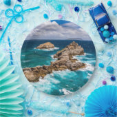 Pointe des Chateaux, Grande-Terre, Guadeloupe #2 Pappteller (Party)