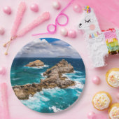 Pointe des Chateaux, Grande-Terre, Guadeloupe #2 Pappteller (Party)