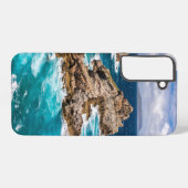 Pointe des Chateaux, Grande-Terre, Guadeloupe #2 Samsung Galaxy Hülle (Rückseite (Horizontal))