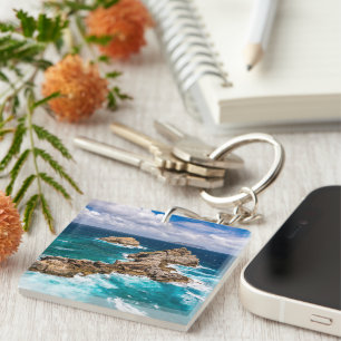 Pointe des Chateaux, Grande-Terre, Guadeloupe #2 Schlüsselanhänger