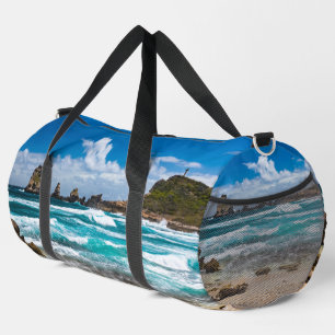 Pointe des Chateaux, Grande-Terre, Guadeloupe Duffle Bag