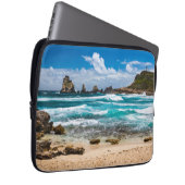 Pointe des Chateaux, Grande-Terre, Guadeloupe Laptopschutzhülle (Vorne Rechts)