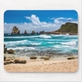 Pointe des Chateaux, Grande-Terre, Guadeloupe Mousepad (Vorne)