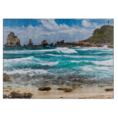 Pointe des Chateaux, Grande-Terre, Guadeloupe Schneidebrett (Vorderseite)