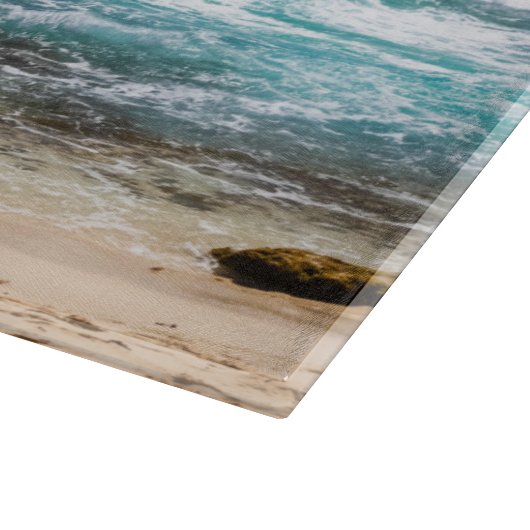 Pointe des Chateaux, Grande-Terre, Guadeloupe Schneidebrett (Ecke)