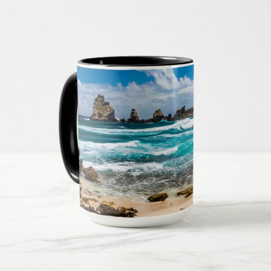 Pointe des Chateaux, Grande-Terre, Guadeloupe Tasse (Vorderseite Links)