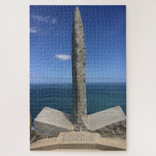 Pointe Du Hoc Memorial Normandie Frankreich Puzzle (Vertikal)