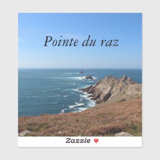 Pointe du Raz in Plogoff Aufkleber (Blatt)