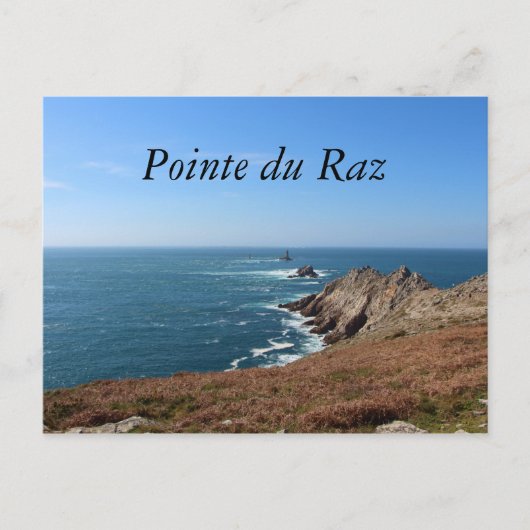 Pointe du Raz in Plogoff Postkarte (Vorderseite)
