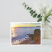Pointe Dume Sunset(1) Postkarte (Stehend Vorderseite)