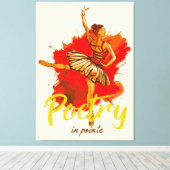 Pointe - Elegante Bar viale Leinwanddruck (Insitu (Holzboden))